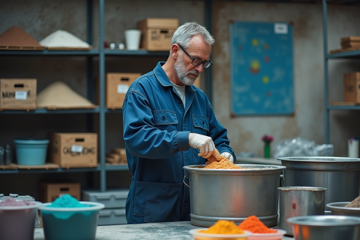 Fabrication de la peinture Luxen : le processus et les acteurs clés